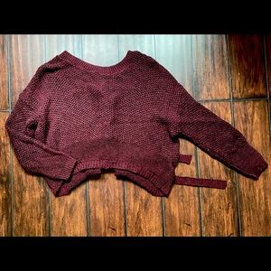 Express Oversized Crop Sweater